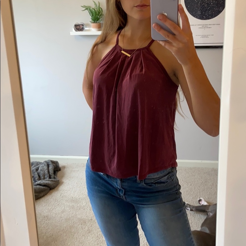 Maroon Dressy Tank